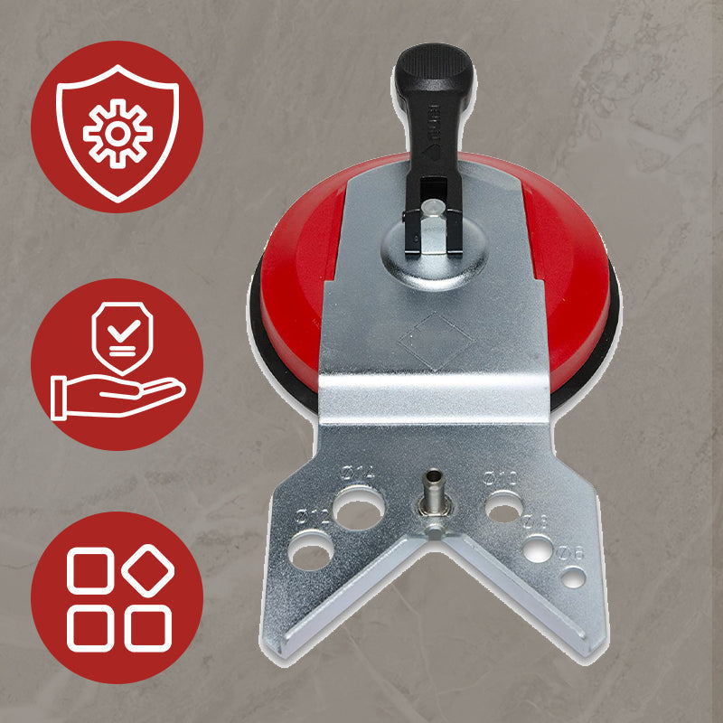 Lokalizator otworów w płytkach i szkle do wiercenia