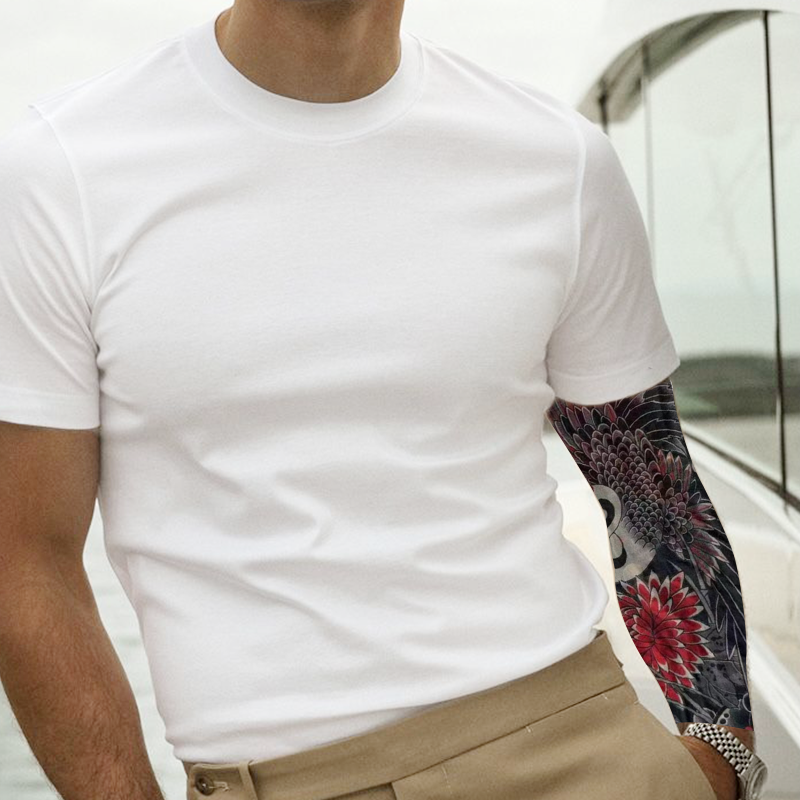 🔥Nouă tendință ❤️‍🔥 Mâneci de soare ultra-subțiri cu model de tatuaje