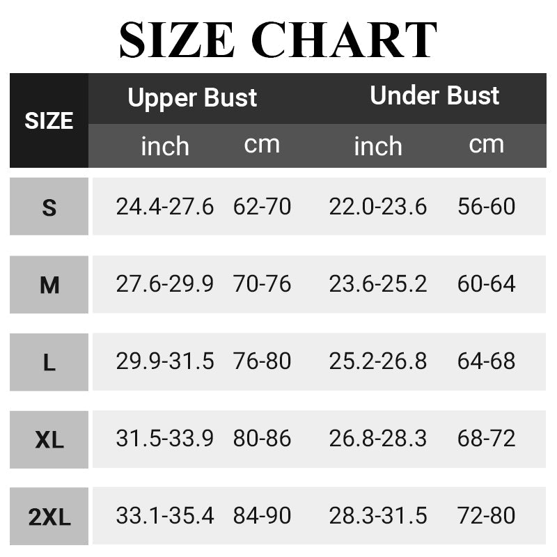 ✨Biustonosz bez ramiączek, który się nie zsuwa, dla kobiet
