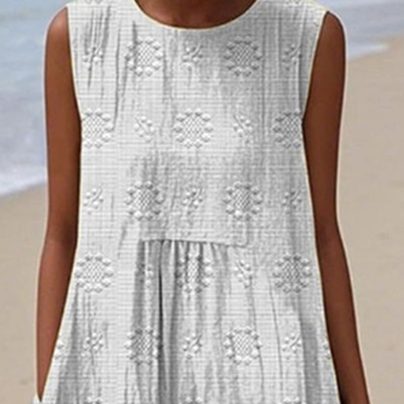 Rochie casual fără mâneci pentru femei
