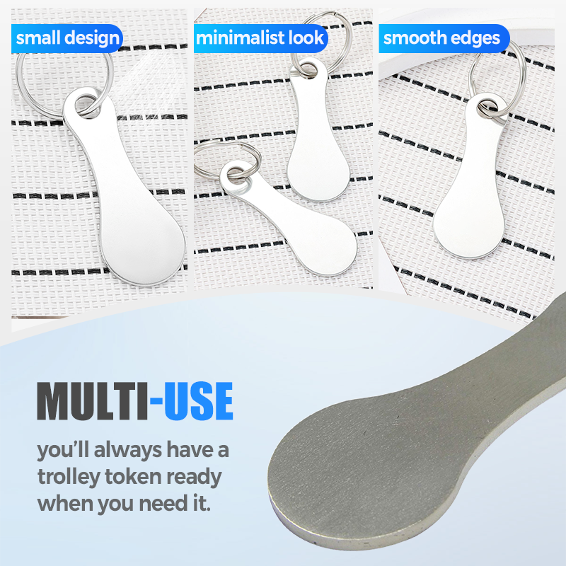 🔥Kup 1 Get 1 za darmo🔥 Klucz do koszyka na zakupy ze stali nierdzewnej