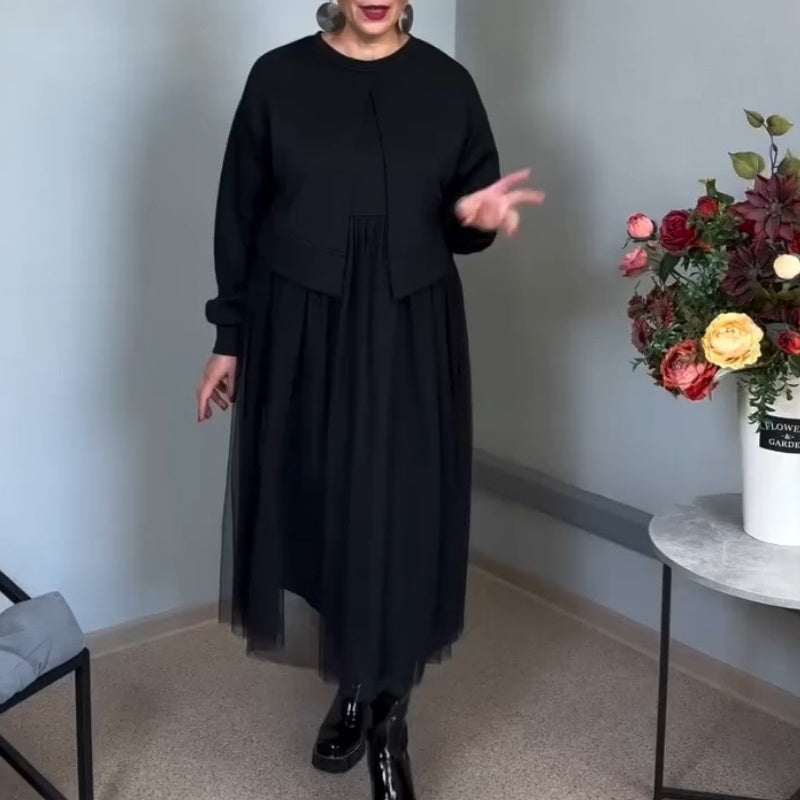 Sukienka z długim rękawem dla kobiet