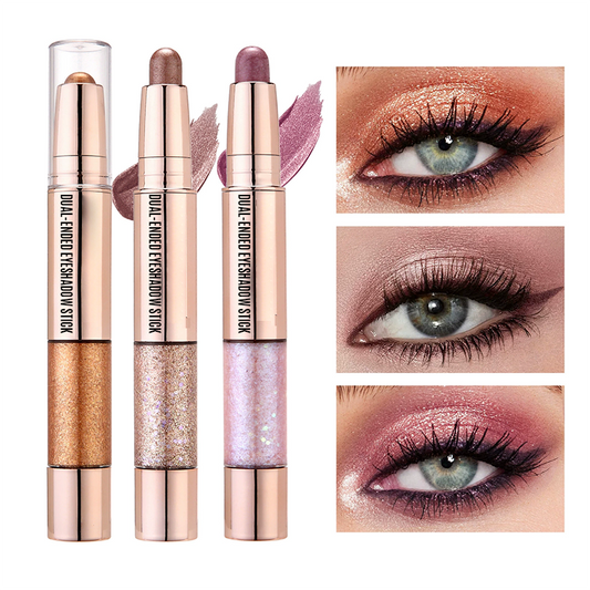 Kremowy podwójny ołówek do cieni do powiek