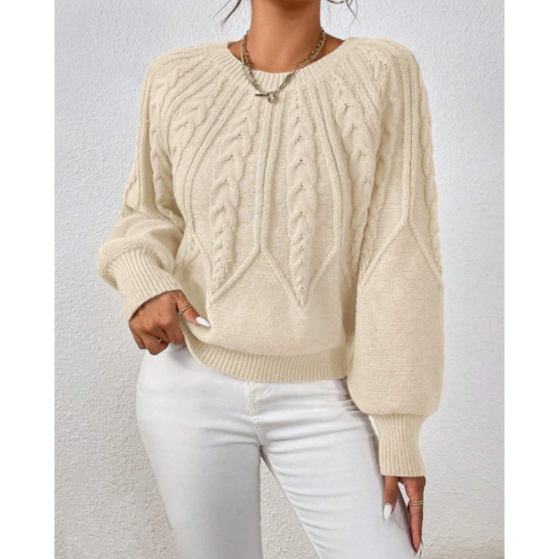 【S-2XL】✨Damska bluzka dzianinowa z długim rękawem i swobodnym krojem