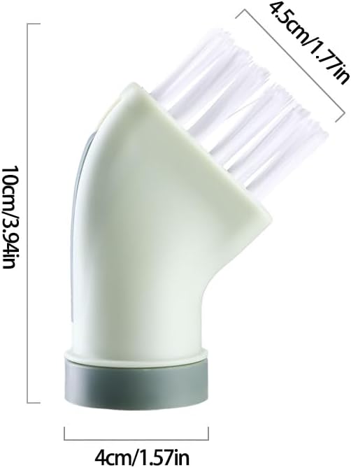 💥Wielofunkcyjna szczotka czyszcząca może być podłączona do butelki z wodą mineralną.