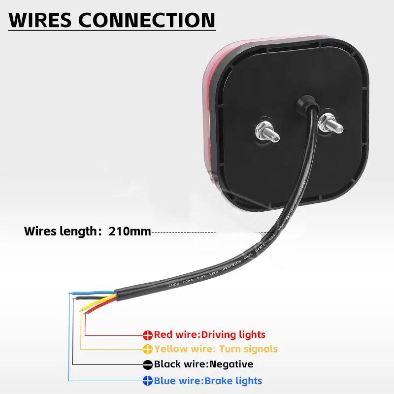 Para wytrzymałych tylnych świateł LED