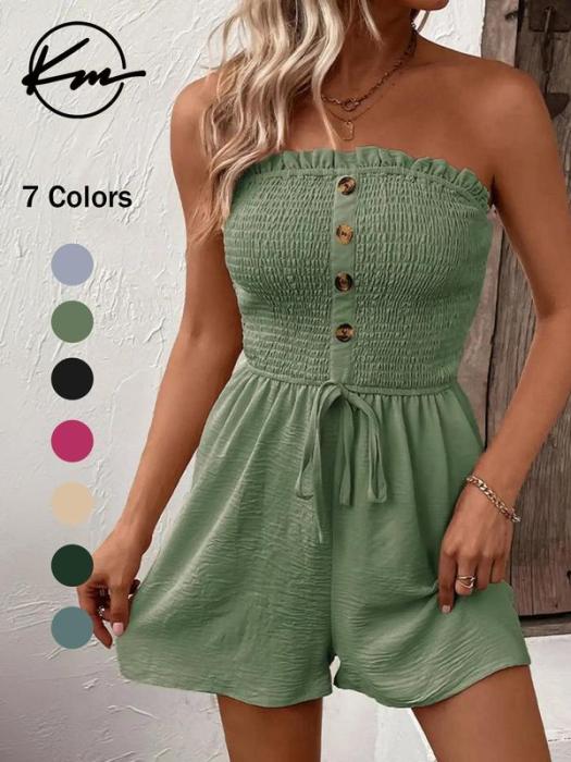 🔥👗Salopă tubulară pentru femei, cu croi larg, volane în față și legături
