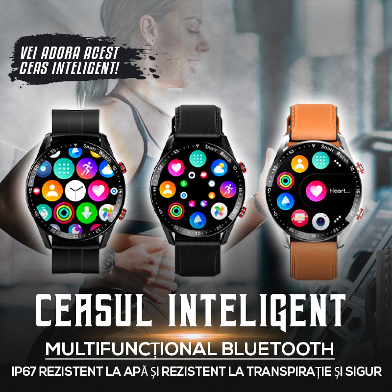 🔥Cel mai mic preț de astăzi⌚Ceas sport inteligent care poate detecta probleme de sănătate